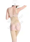 High-waisted, hip-revealing underwear, lace lace, belt-tightening and hip-lifting pants, lace sexy safety pants details Picture